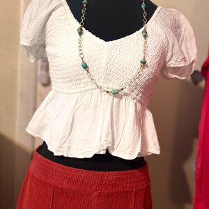 Hollister Off-White Top